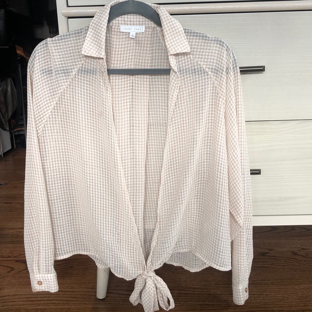 Sheer cover up top
